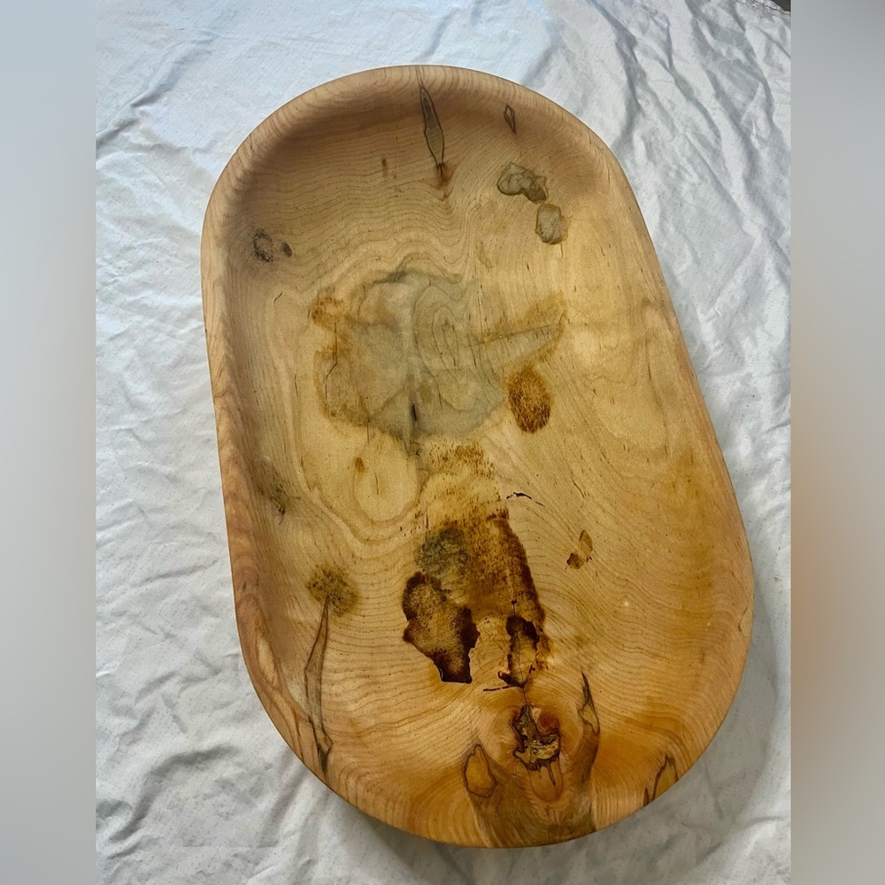 Handcrafted Wooden Serving Tray Made By Madren - Picture 3 of 8